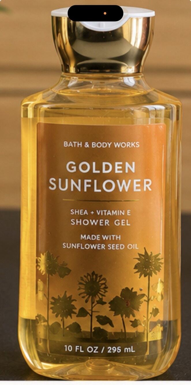 Bath & Body Works Golden Sunflower Shower Gel 10 Oz New